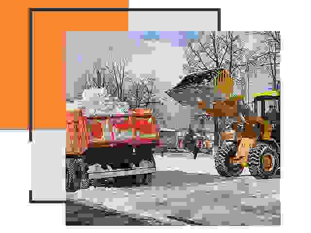 Вывоз снега в щербинке